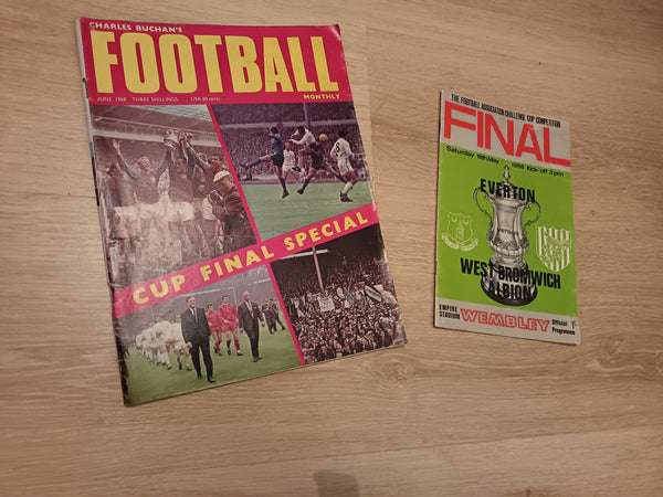 1968 FA Cup Final & Charles Buchans Monthly Cup Final Issue.