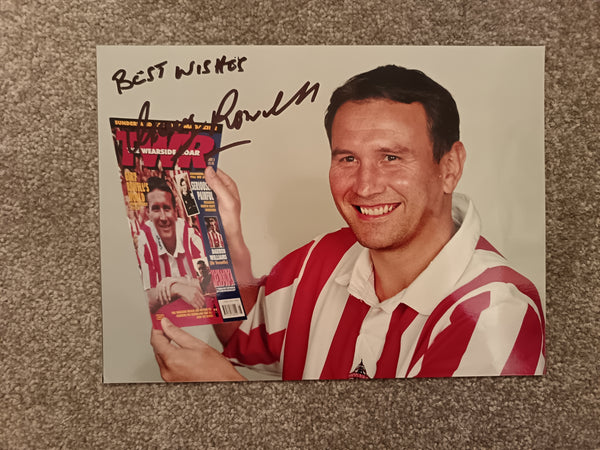 Gary Rowell Signed Sunderland Photo