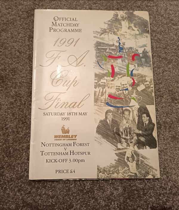 1991 FA Cup Final Nottingham Forest v Tottenham