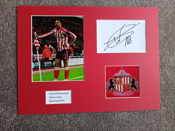 Wilson Isidor 16x12 Sunderland Signed Display