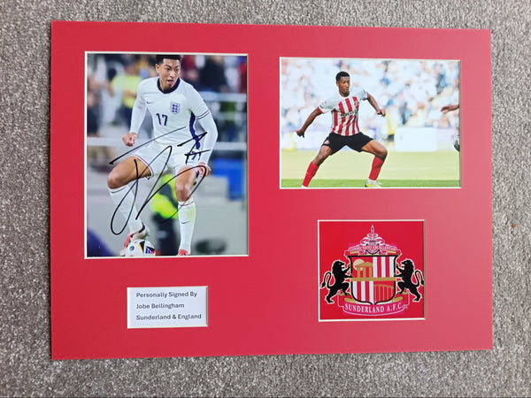 Jobe Bellingham 16x12 Sunderland & England Signed Display