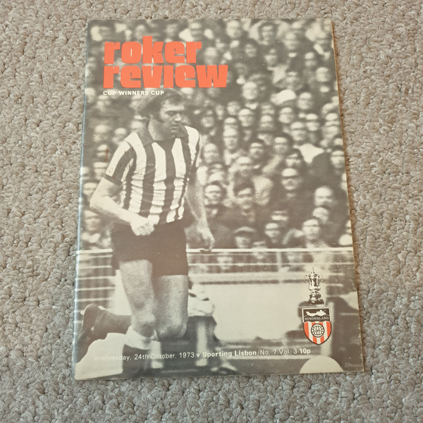 Sunderland v Sporting Lisbon 1973/4 ECWC