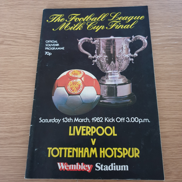Liverpool v Tottenham 1982 League Cup Final