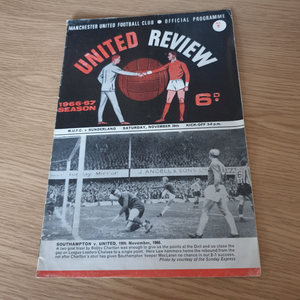 Manchester United v Sunderland 1966/7
