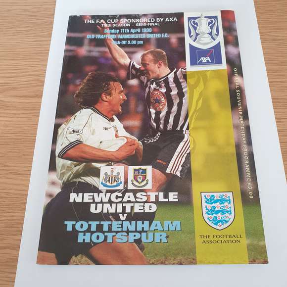 1999 FA Cup Semi Final Newcastle Utd v Tottenham