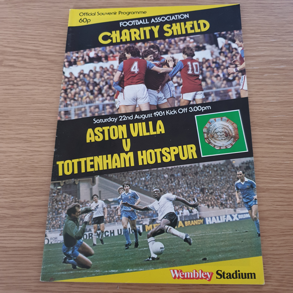 Aston Villa v Tottenham 1981 FA Charity Shield