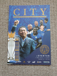 Leicester City v Everton Premier League Winners Special Edition 2015/16