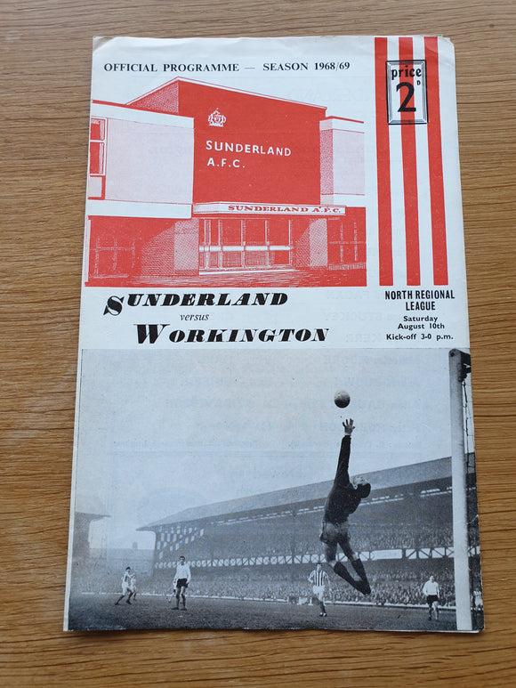 Sunderland v Workington 1968/9 NRL
