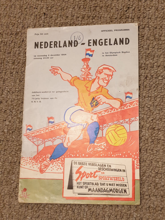 Holland v England 1964