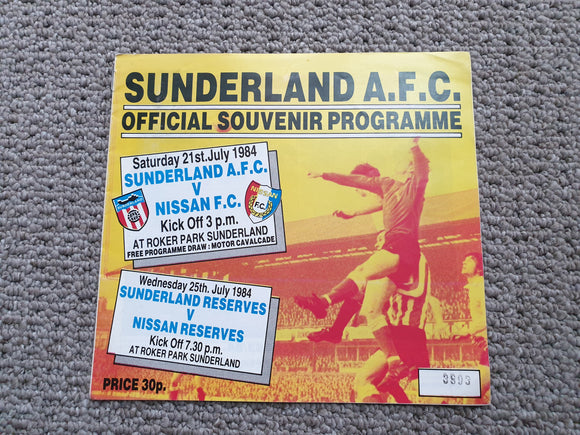 Sunderland v Nissan FC (Japan) 1984