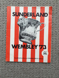 Wembley 1973 Sunderland Official Players Brochure
