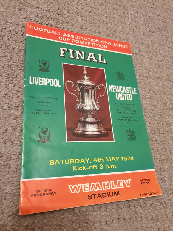 Liverpool v Newcastle Utd 1974 FA Cup Final
