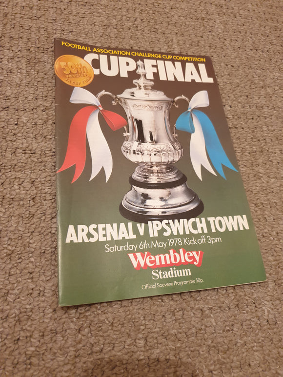 Ipswich Town v Arsenal 1978 FA Cup Final