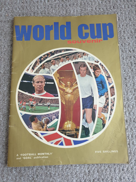 Brochure Football Monthly 1970 World Cup Souvenir