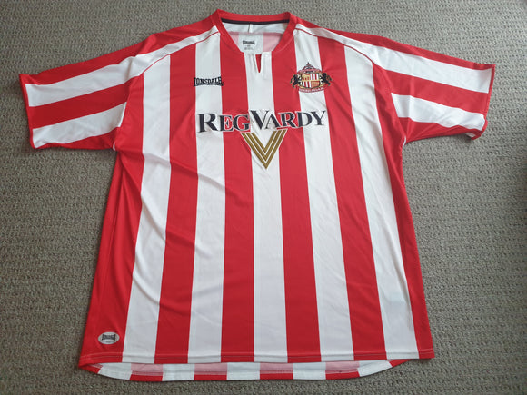 Sunderland Home Shirt 2005/06 2XL