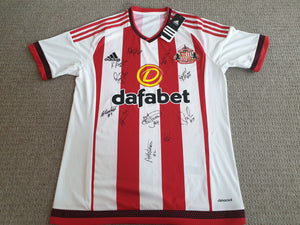 Sunderland Home Shirt 2015/16 SIGNED