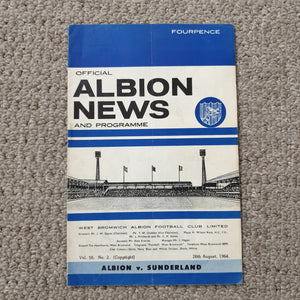 West Bromwich Albion v Sunderland 1964/5