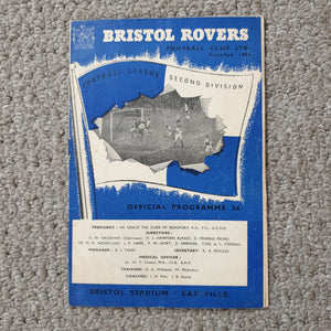Bristol Rovers v Sunderland 1961/2