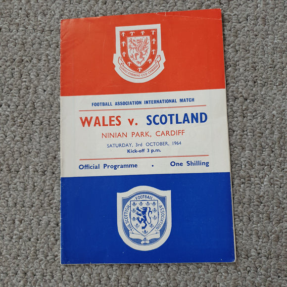 Wales v Scotland 1964 Full International