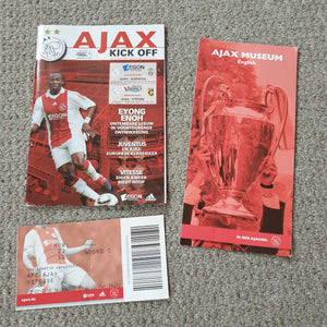 Ajax v Juventus/Vitesse Double issue 2009/10