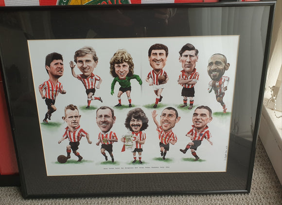 Sunderland AFC Limited Edition Legends Print 4/50
