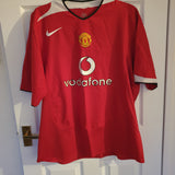 Manchester United 2004/06 Home Shirt 2XL