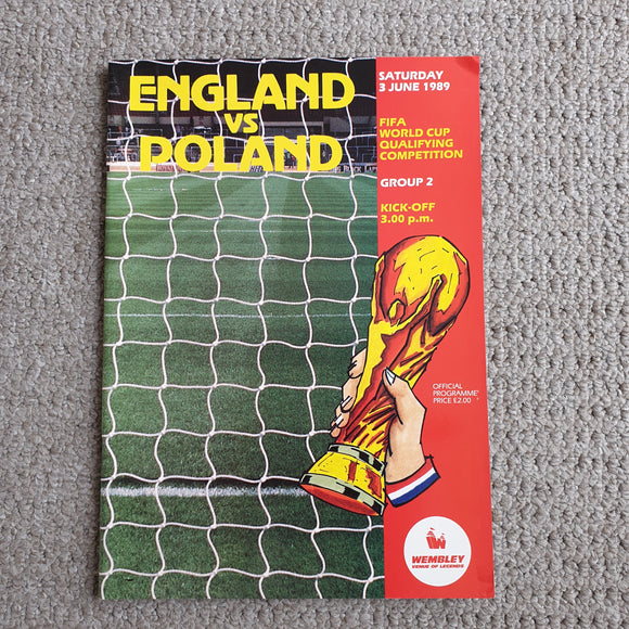 England v Poland 1989
