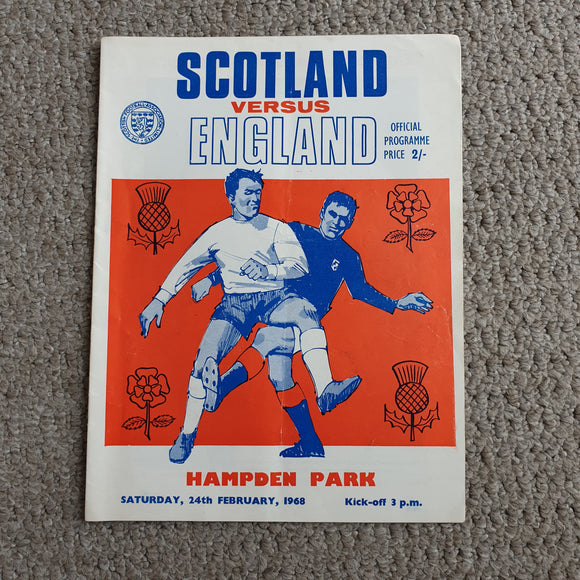 Scotland v England 1968