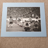 Signed & Mounted Dennis Tueart Manchester City 1976 League Cup Final