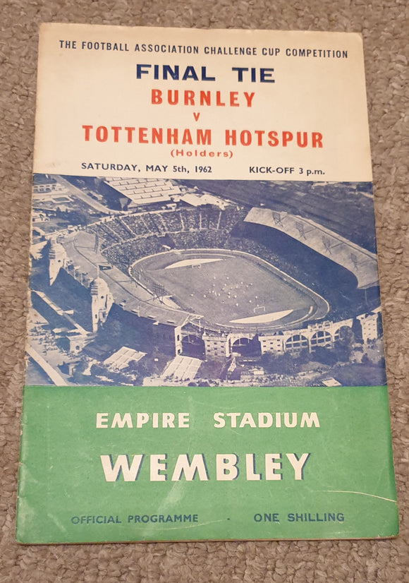 Spurs v Burnley 1962 FA Cup Final
