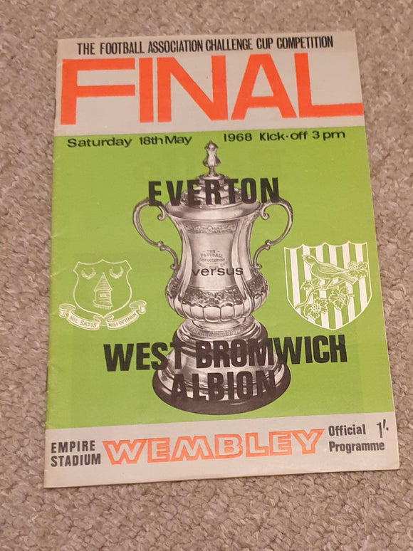 Everton v West Bromwich Albion 1968 FA Cup Final