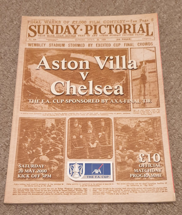 2000 FA Cup Final Aston Villa v Chelsea