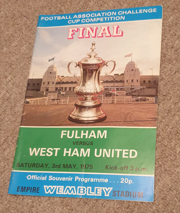 1975 Fulham v West Ham Utd FA Cup Final