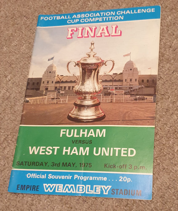 Fulham v West Ham Utd 1975 FA Cup Final