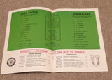 Sunderland v Leeds Utd 1973 FA Cup Final Programme