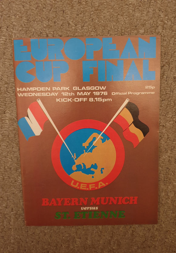 1976 European Cup Final Bayern Munich v St Etienne