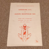 Sunderland v Aalborg Boldspilklub 1885 1971/2 Friendly