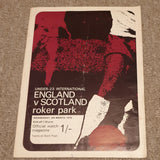 England v Scotland U23 International 1970 @ Roker Park