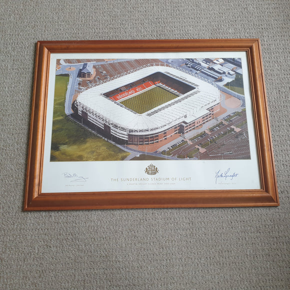 Sunderland Stadium of Light Framed Print.