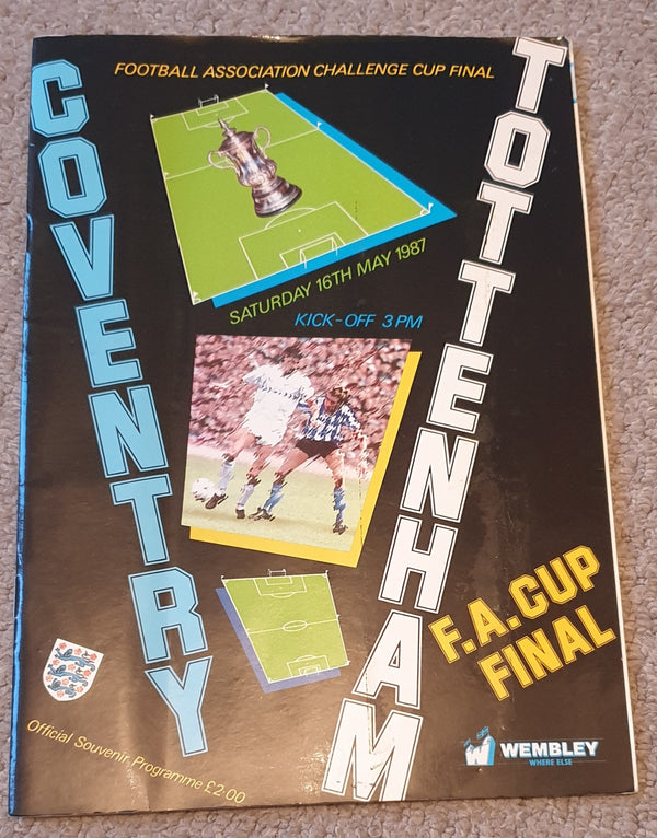 1987 FA Cup Final Coventry v Tottenham Hotspur