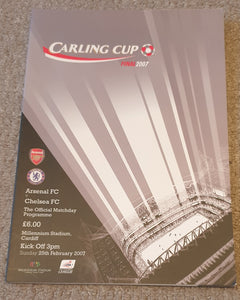 2007 Carling Cup Final Arsenal v Chelsea