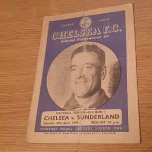 Chelsea v Sunderland 1948/9