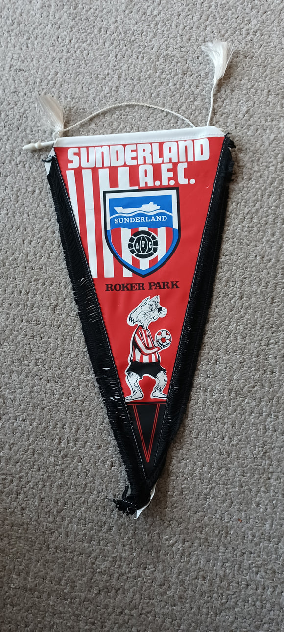 Sunderland 1980s club pennant