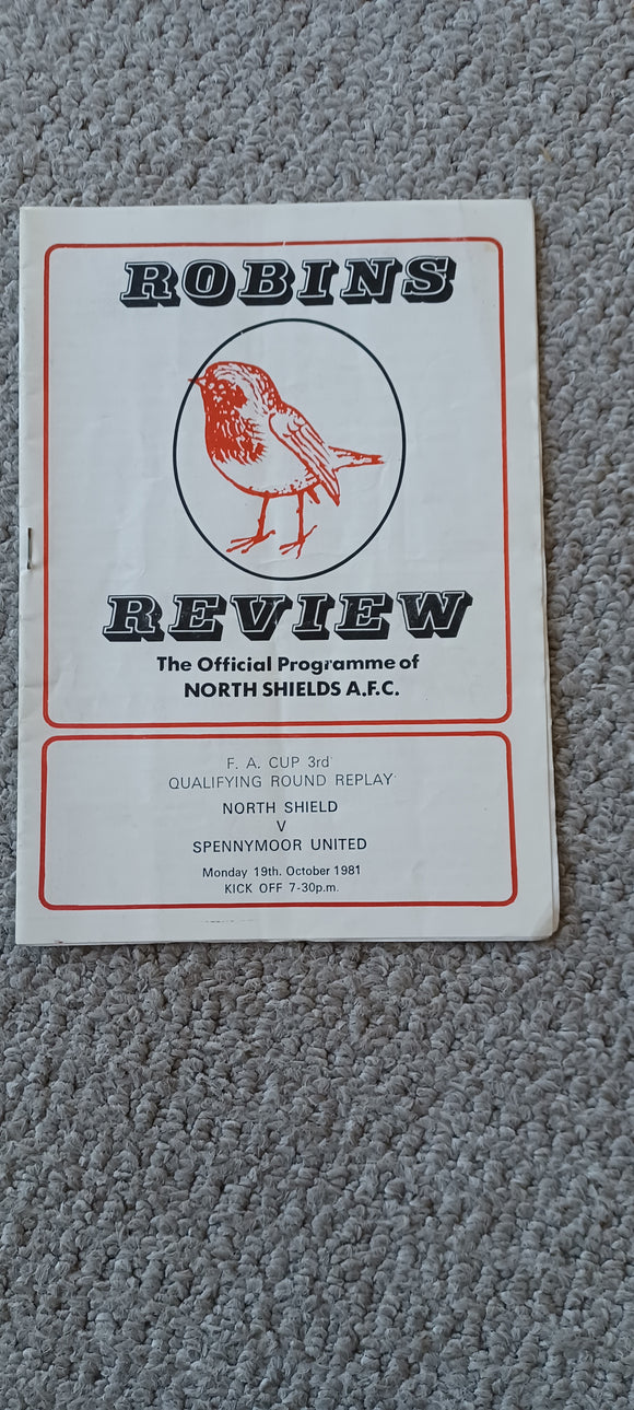 North Shields v Spennymoor Utd FAC 3Q 1981/2