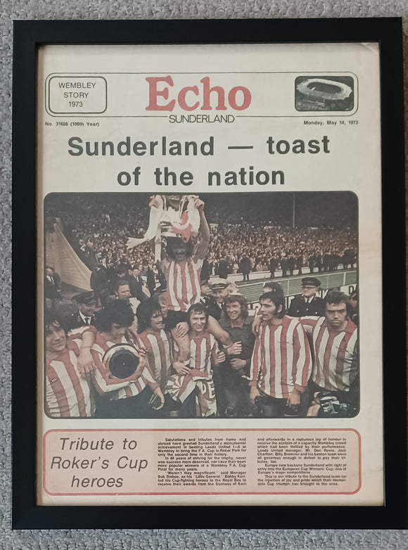 Sunderland Toast of the Nation 1973 FA Cup Final