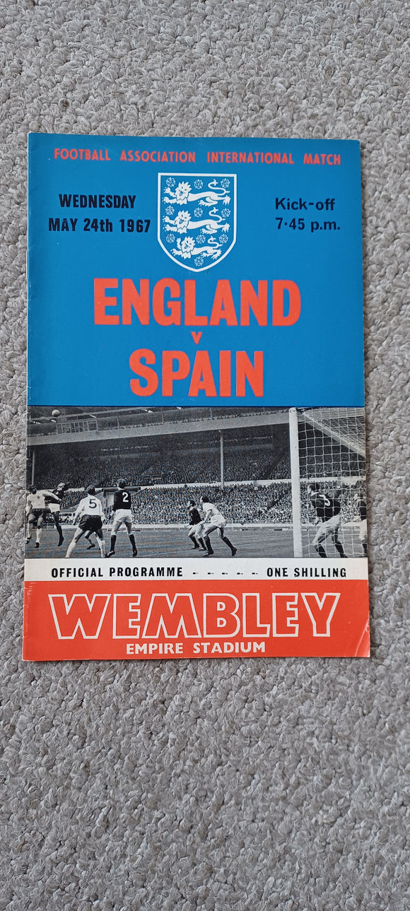 England v Spain 1967