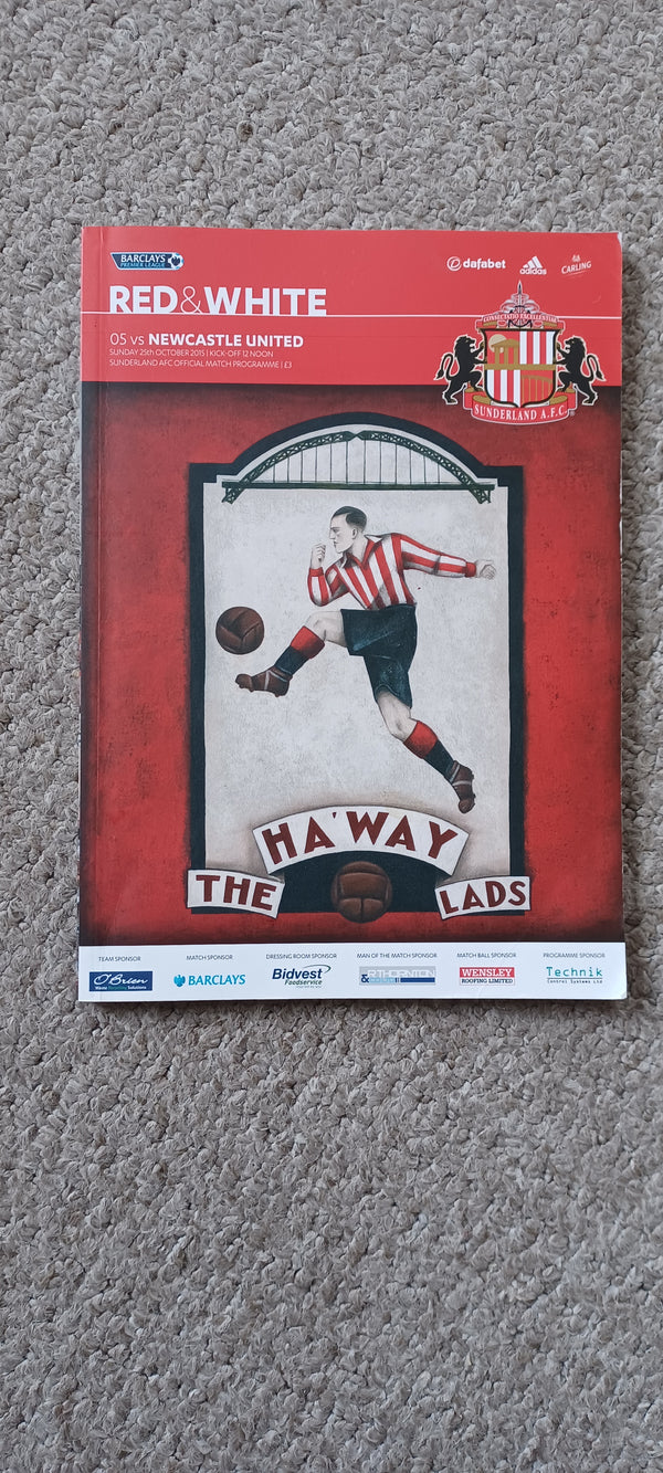 Sunderland v Newcastle Utd 2015/16