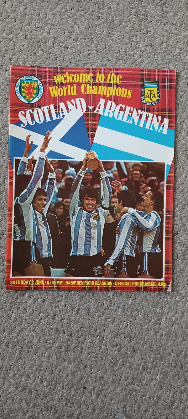 Scotland v Argentina 1979