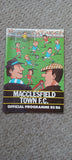 Macclesfield Town v Hartlepool Utd FA Cup 1st round 1985/6