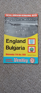England v Bulgaria 1968